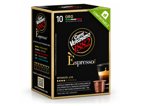 Cafea capsule Vergnano Nespresso Oro (10/12)