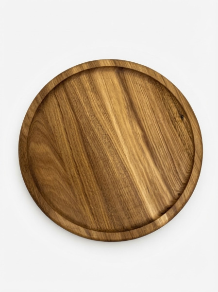 Farfurie pentru servire din stejar natural (28 cm)