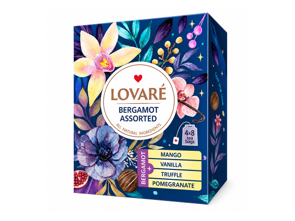 Ceai LOVARE Bergamot Assorti 32 pak
