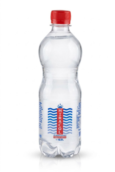 Apă potabilă carbogazificată MIRACOL   0,5 L, 12 buc