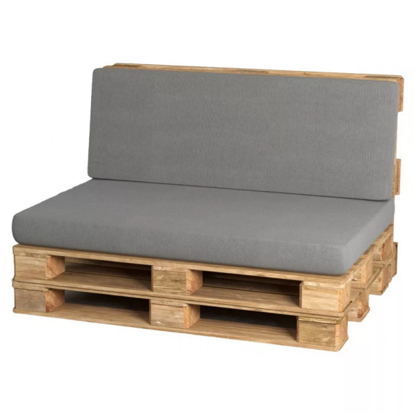 Perne gri pentru mobilier din paleți – practică și stil