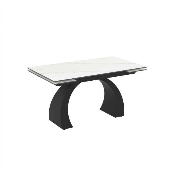 Masa extensibila Libra 80x140/170/200 blat piatra sinterizata calacatta