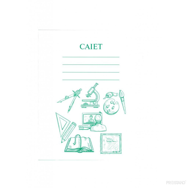 Caiet școlar Prostand 48 file PR 48-TC „Econom” patratele