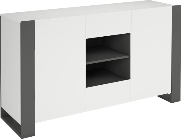Comoda Combo 1400x788x421 grafit/alb CO5