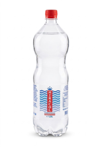 Apă potabilă carbogazificată MIRACOL   1,5 L, 6 buc