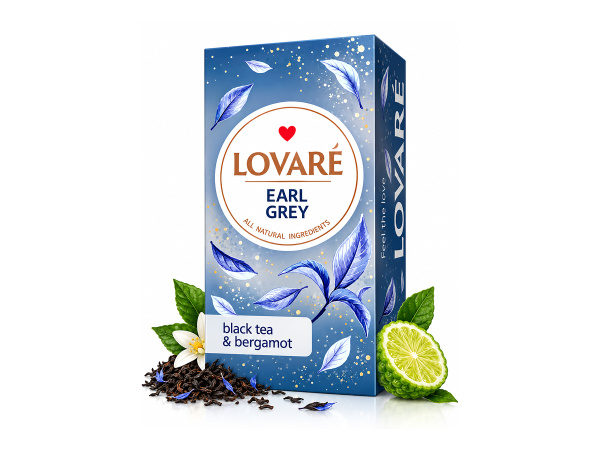 Ceai LOVARE Earl Grey 24 pak