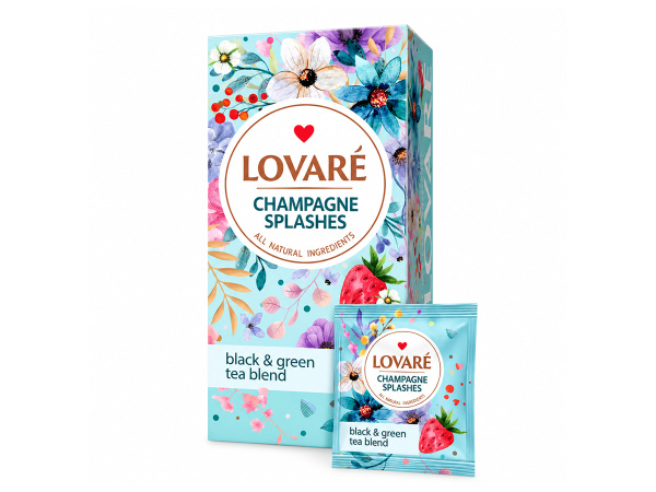 Ceai LOVARE Splashes of champagne 24 pak