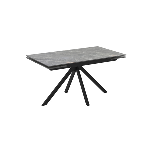 Masa extensibila Perla 80x140/170/200 blat piatra sinterizata shadow