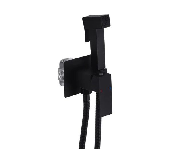 Duș igienic pentru bideu Wezer PRO9В-02-BLACK (negru)