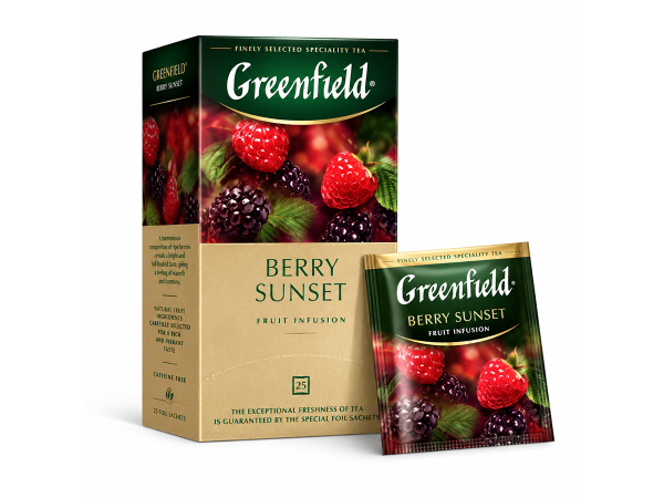 Ceai Greenfield Berry Sunset 25p.