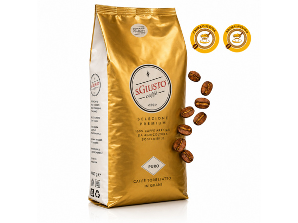Cafea boabe S. Giusto Dolce Bar 1kg