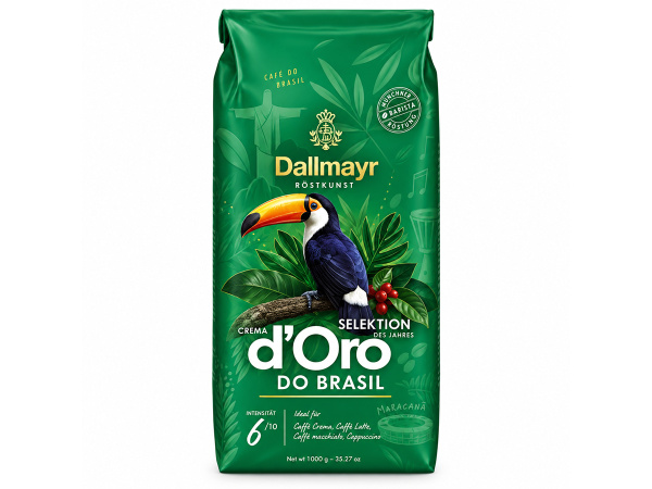 Cafea boabe DALLMAYR Crema D’Oro do Brasil Selektion des Jahres 1kg