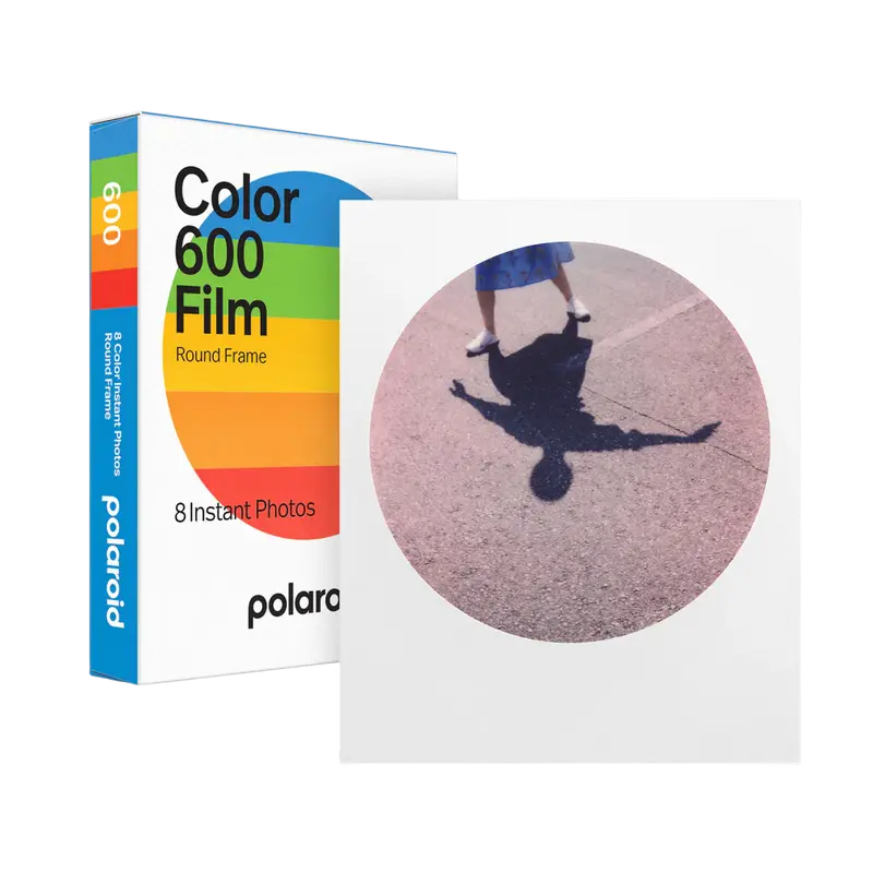Hârtie foto Polaroid Color Film pentru 600, Round Frame, 8 buc