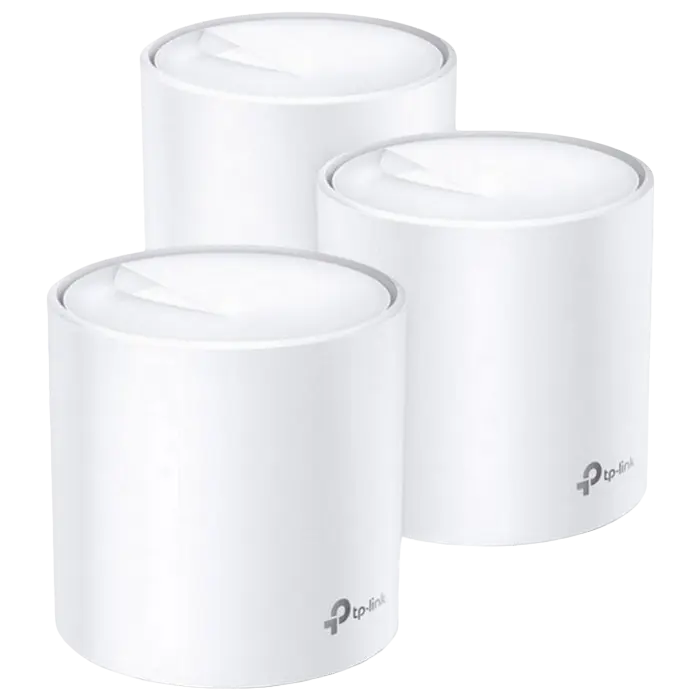 Sistem Wi-Fi Mesh TP-LINK Deco X20 (3-pack), Alb