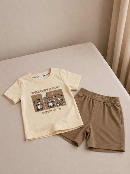 Costum pentru copii cu pantaloni scurți și tricou, Turcia