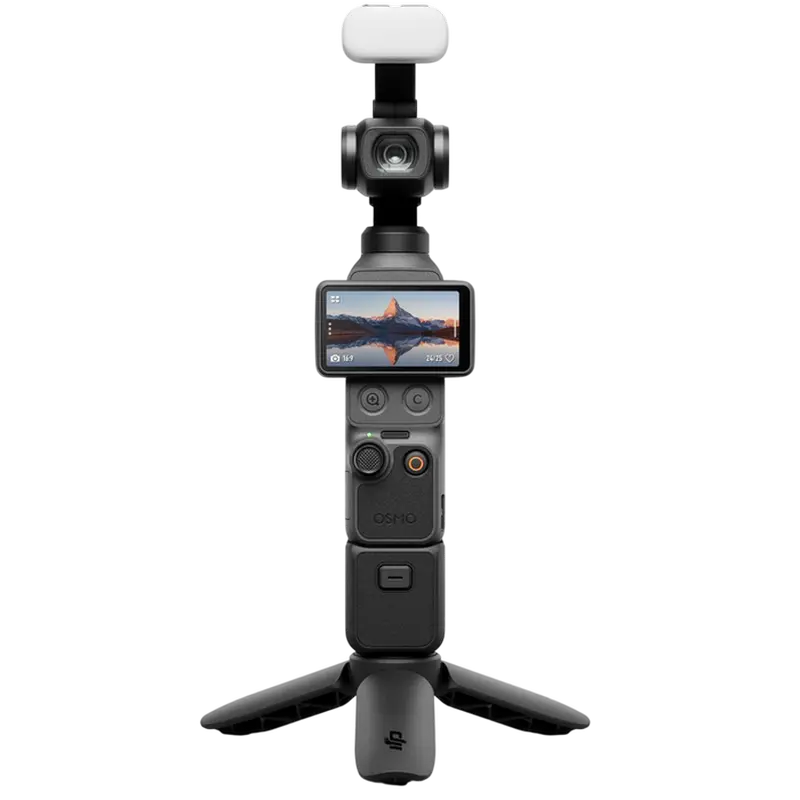 Cameră Video Sport DJI Osmo Pocket 4 Essential Combo, Negru