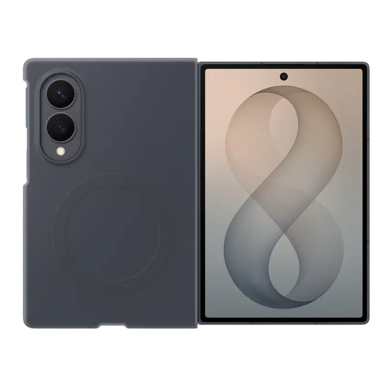 Original Sam. silicone magnet Case Galaxy Fold8, Black