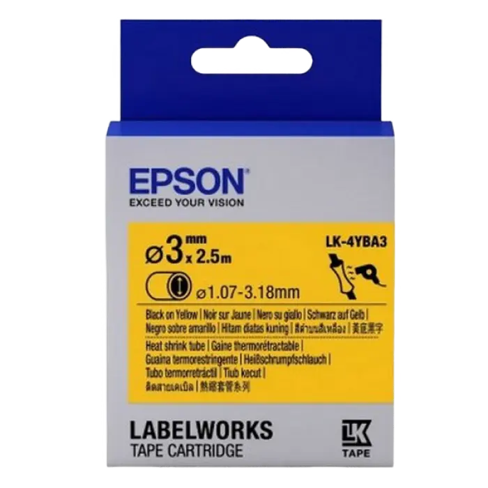 Cartuş de bandă Epson LK-4YBA3, 4 mm x 2,5 m