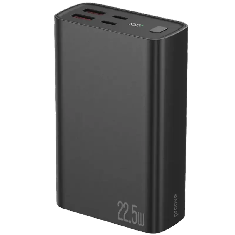Acumulator extern Proove Hyper Flux Plus, 20000mAh, Negru