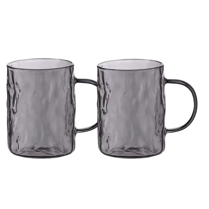 Set cupe Ardesto Shine AR2626GG, 260 ml, 2 bucs, Gri