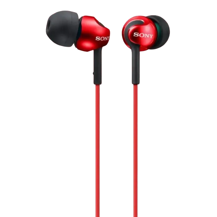 Căști SONY MDR-EX110AP, Roșu