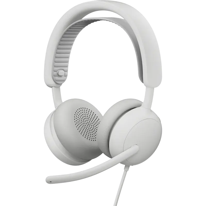 Căști Logitech Zone Wired 2, Alb