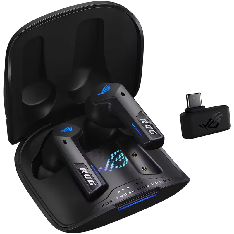 Căști pentru telefoane mobile ASUS ROG Cetra SpeedNova, Fără fir, Negru