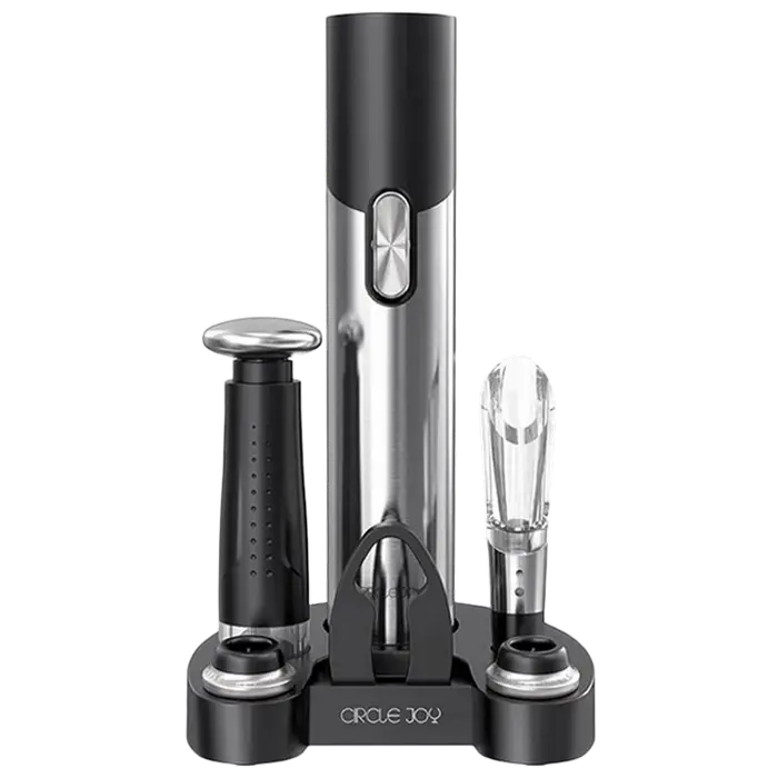 Set pentru vinuri Circle Joy CJ-TZ09, Negru