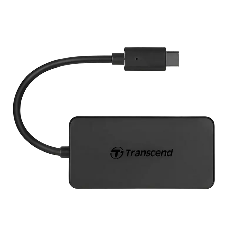 Adaptor Hub Transcend HUB2C, Negru