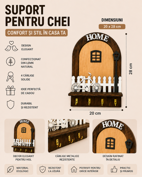 Suport pentru chei „Home”