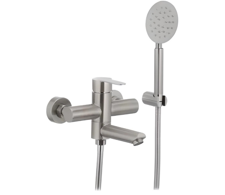 Baterie pentru cadă WEZER EKO3-09 Ø35 (inox satinat)