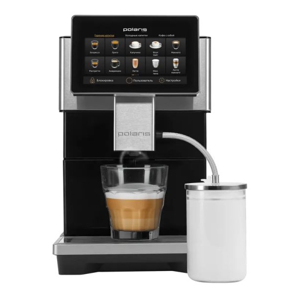 Aparat de cafea Polaris PACM 2081AC, Negru