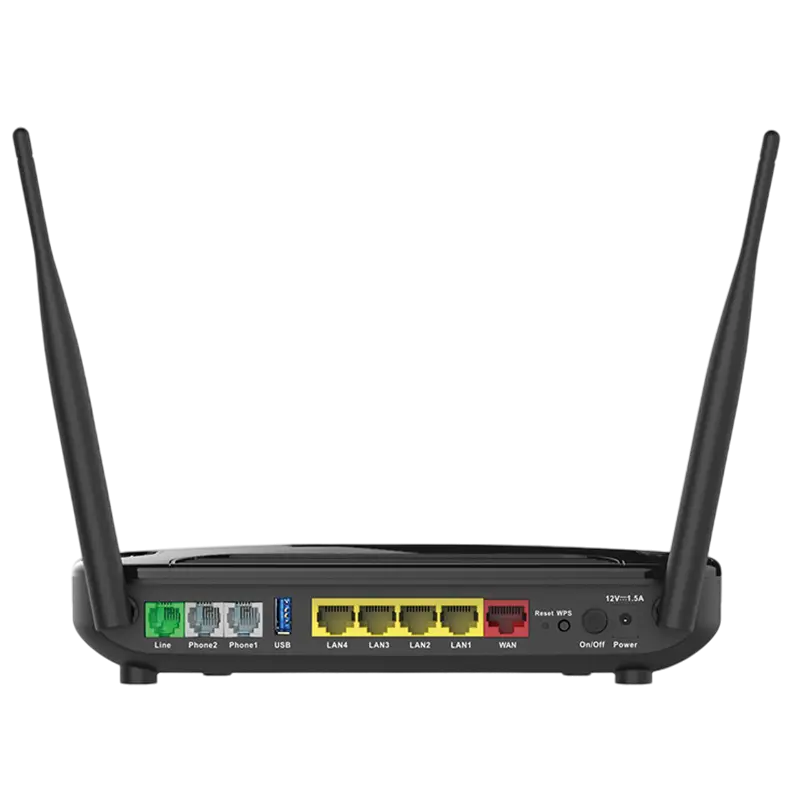 Router fără fir D-Link DVG-N5402G, 3G, 4G, Negru