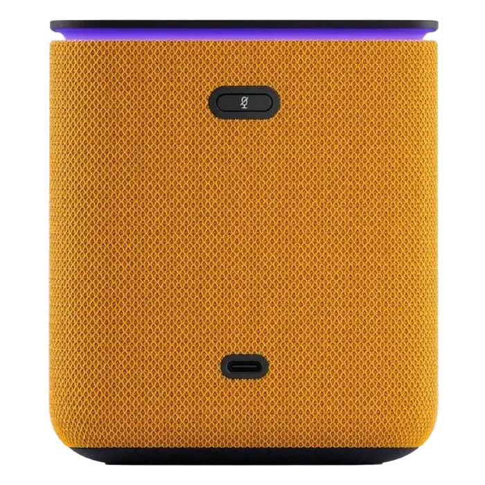 Difuzor Inteligent Yandex Station Midi YNDX-00054, YandexGPT, Zigbee, Portocaliu