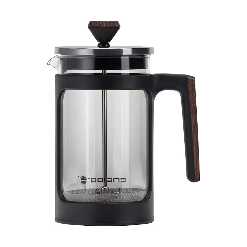 Cafetiera French Press Polaris Albero-1000FP, 1L, Negru