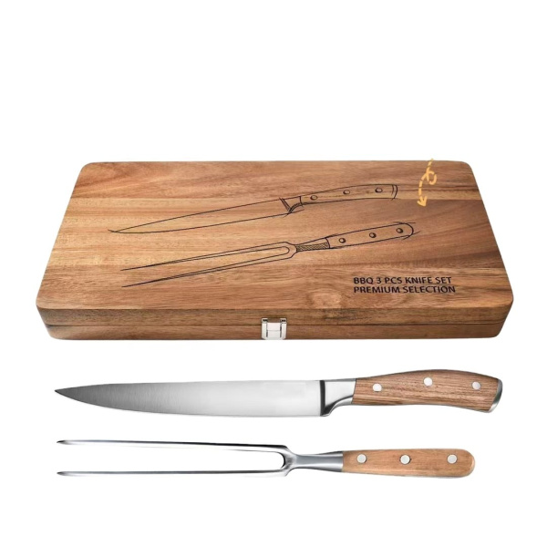 Set ustensile pentru Barbecue BBQ 2 in 1