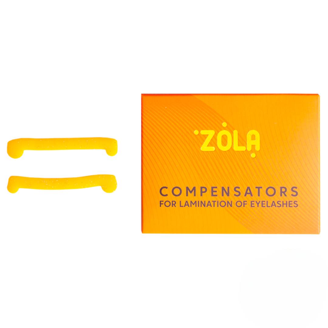Compensatoare ZOLA pentru laminarea genelor (portocalii)