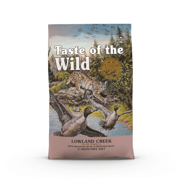 TASTE OF THE WILD Cat Lowland Creek Quail and Duck 2 kg, hrană uscată pentru pisici