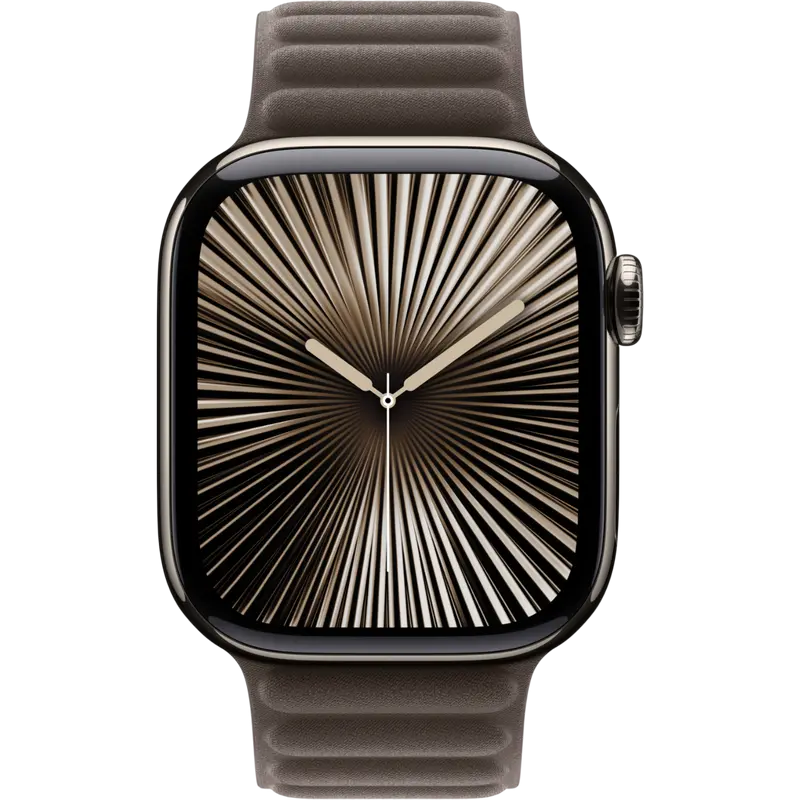 Curea pentru ceas Apple Watch 42mm Magnetic Link, Poliester, Medium, Taupe închis