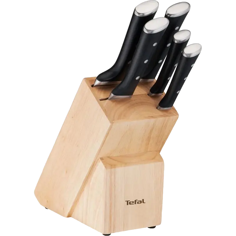 Set de Cuțite Tefal K232S574, Negru