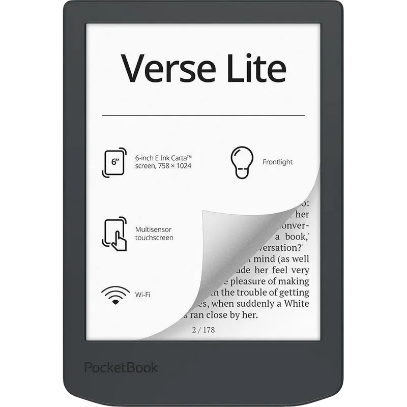 eBook Reader PocketBook 619 Verse Lite, Gri