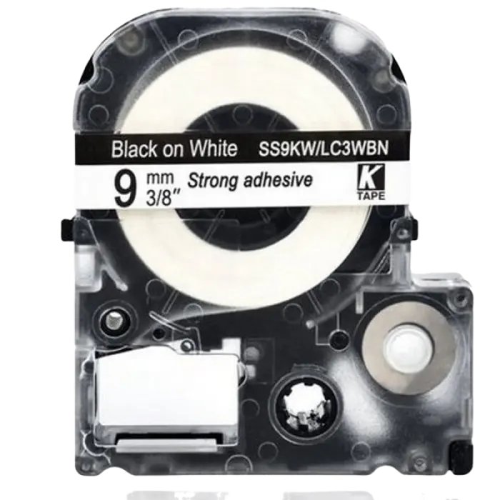 Epson LK-3WBN, 9mm x 9m