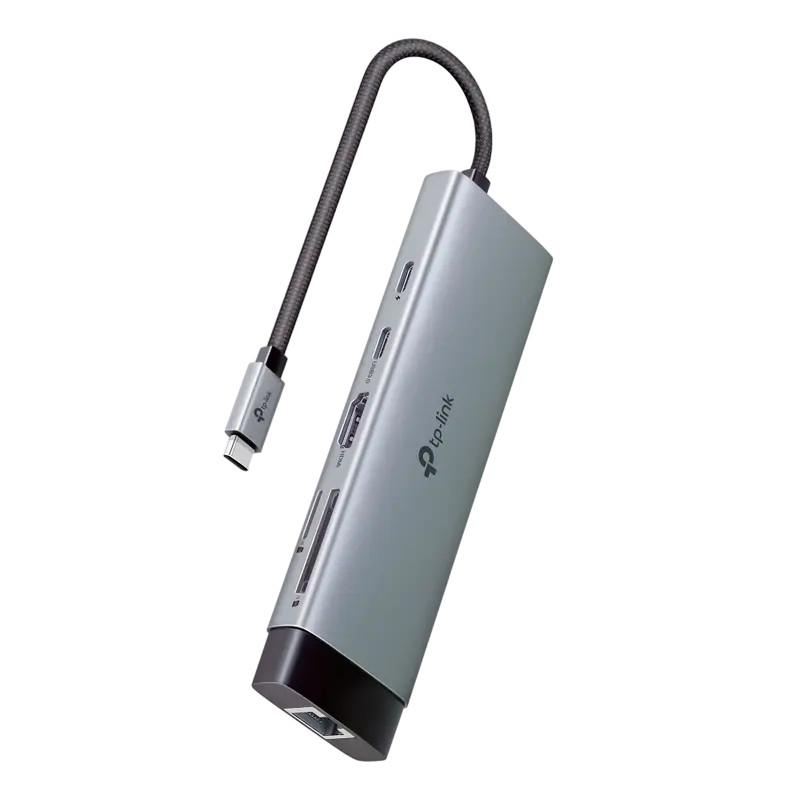 Adaptor Hub TP-LINK UH9120C, Argintiu