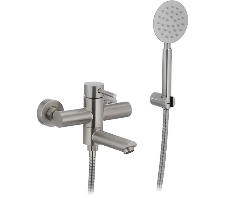 Baterie pentru cadă WEZER EKO3-0 Ø35 (inox satinat)