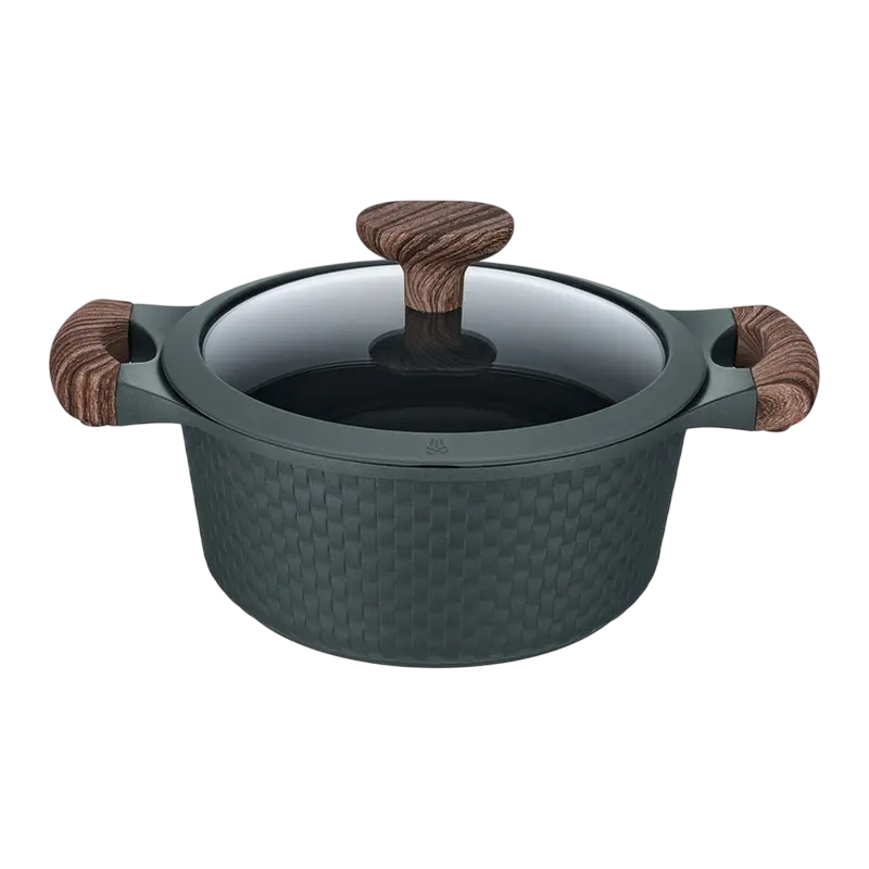Cratiță RESTO 93901, 2,4L, 20cm, Negru
