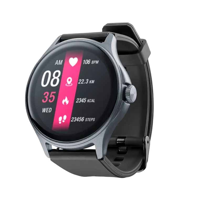 Ceas inteligent Cellularline Watch Ion Pro, Negru