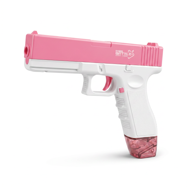 Pistol electric cu apa pentru copii, water gun LED, jucarie interactiva cu lumini