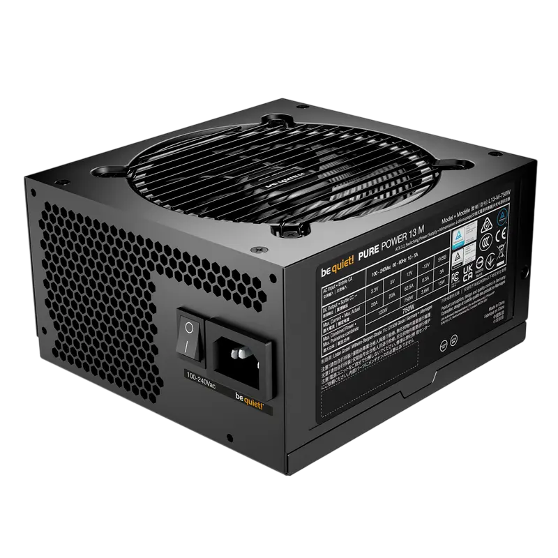 Sursă Alimentare PC be quiet! Pure Power 13 M, 750W, ATX, Complet modular