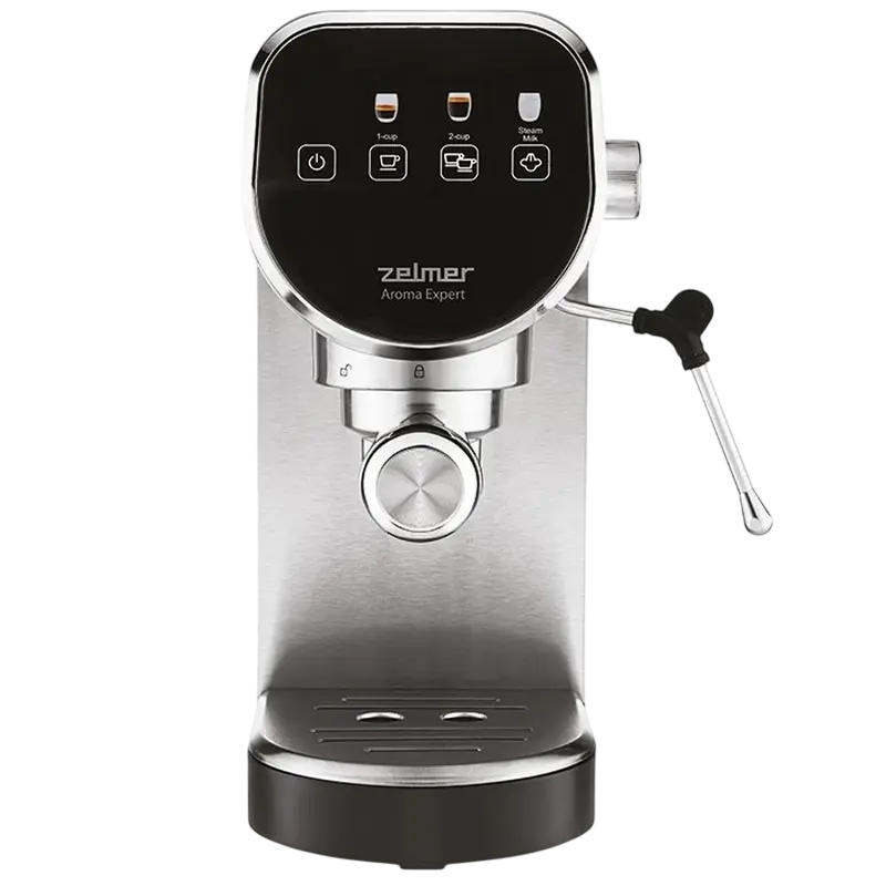 Cafetiera manuala Zelmer ZCM7300, 1360W, Oțel inoxidabil