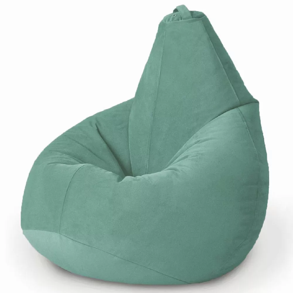 Fotoliu para din velur marimea XXL, culoarea mentol